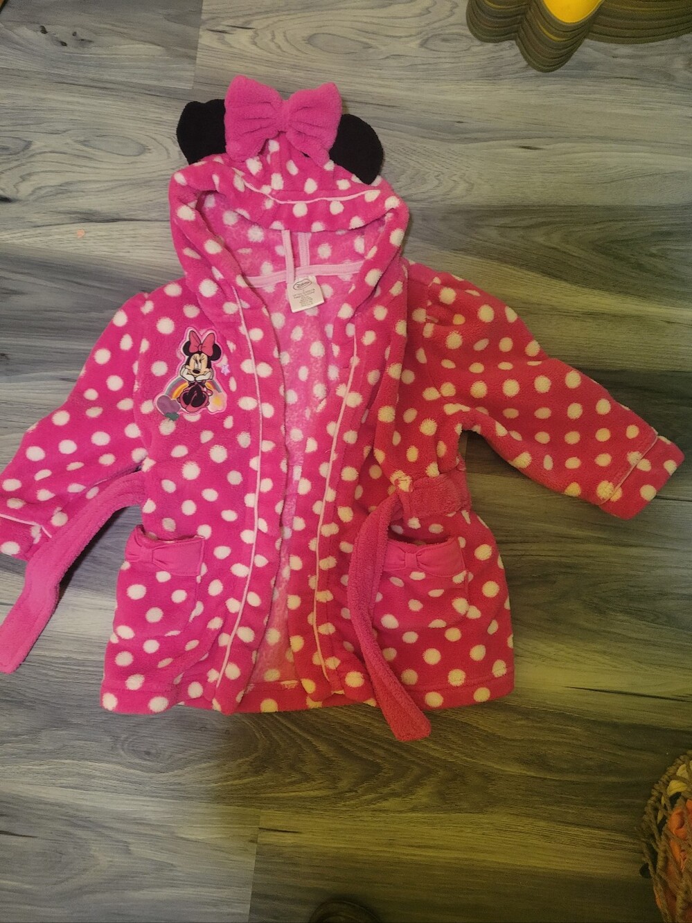 2T Girls Minnie Robe